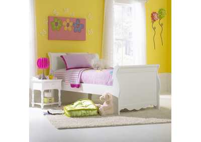 Image for Lauren Sleigh Twin Bed w/Rails