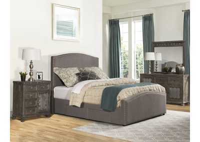 Image for Kerstein Orly Gray Fabric Storage Queen Bed