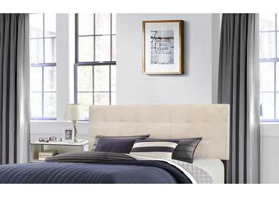 Image for Delaney Linen Fabric King Headboard with Frame