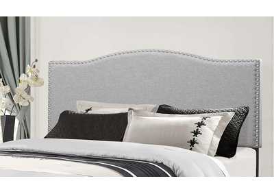 Image for Kiley Glacier Gray Fabric King Headboard with Frame