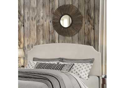 Image for Desi Fog Fabric King Headboard with Frame -