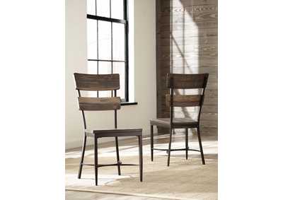 Image for Jennings Distressed Walnut Dining Chair (Set of 2)