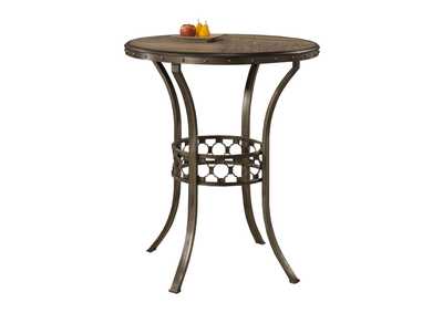 Image for Lannis Vintage Gray Bar Height Bistro Table