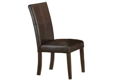 Image for Monaco Espresso Side Parson Chair (Set of 2)