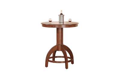 Image for Palm Springs Medium Brown Cherry Bar Height Dining Table