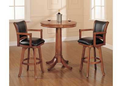 Image for Park View Medium Brown Oak 3-Piece Pub Set