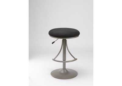 Image for Venus Backless Swivel Bar Stool - Black Suede