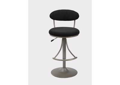 Image for Venus Swivel Bar Stool - Black Suede