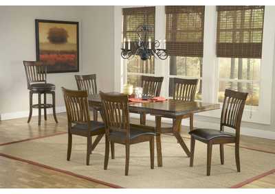 Image for Arbor Hill Chestnut 7-Piece Dining Set