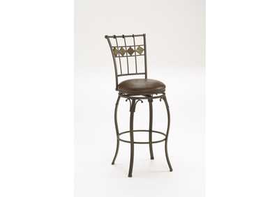 Image for Lakeview Swivel Bar Stool - Slate Accent