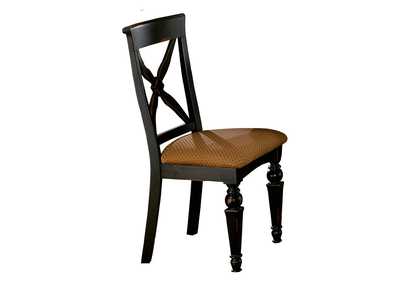 Image for Northern Heights Black/Honey Dining Chairs (Set of 2)
