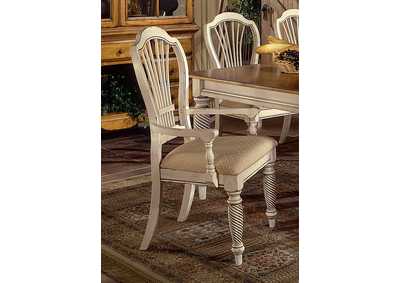 Image for Wilshire Antique White Arm Chair (Set of 2)