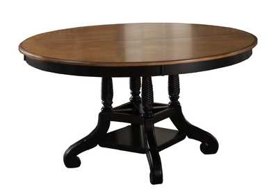 Image for Wilshire Rubbed Black Round/Oval Table