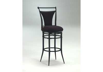 Image for Cierra Swivel Counter Stool - Black Fabric