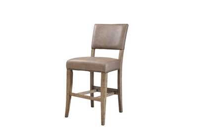 Image for Charleston Desert Tan Parson Non-Swivel Stool (Set of 2)