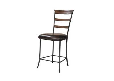 Image for Cameron Chestnut Ladder Back Non-Swivel Stool (Set of 2)