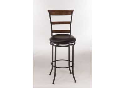 Image for Cameron Swivel Ladder Back Counter Stool