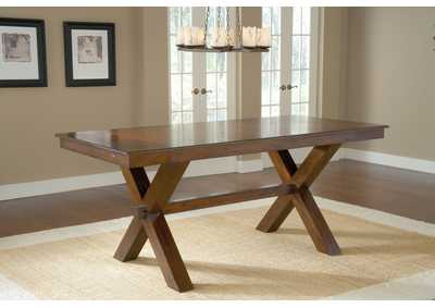 Image for Park Avenue Dark Cherry Counter Height Trestle Table