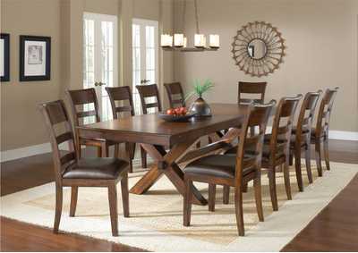 Image for Park Avenue Brown Cherry 11-Piece Dining Set
