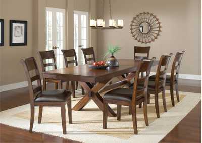 Image for Park Avenue Brown Cherry 9-Piece Dining Set