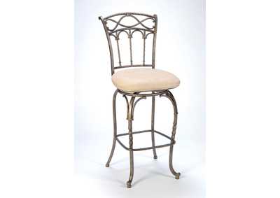Image for Kendall Counter Stool w/Memory Swivel - Fawn Faux Suede