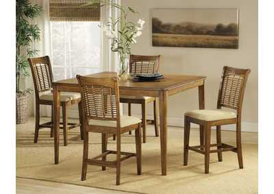 Image for Bayberry Oak 5-Piece Counter Height Dining