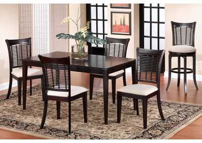 Image for Bayberry Dark Cherry 5-Piece Rectangle Dining Set