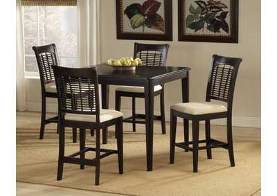Image for Bayberry Dark Cherry 5-Piece Counter Height Dining Set