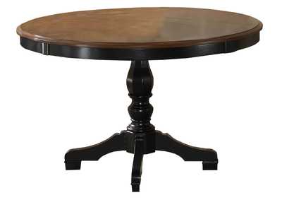 Image for Embassy Black Cherry Round Pedestal Dining Table