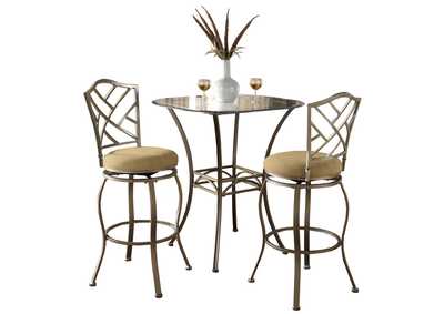 Image for Hanover Brown 3-Piece Bistro Set