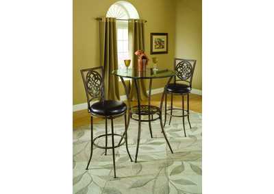 Image for Marsala Gray Bar Height Bistro Dining 3 Piece Set