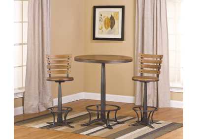 Image for Westview Light Oak Bar Height Bistro w/Westview Stools