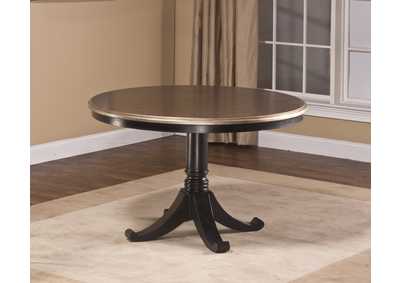 Image for Bennington Black/Putty Pedestal Table