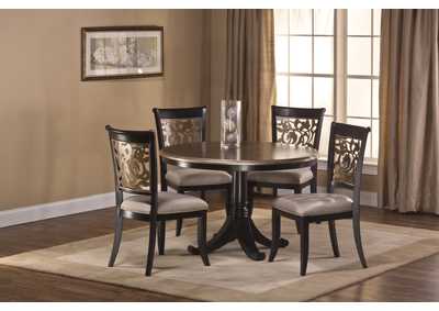 Image for Bennington Black/Putty 5-Piece Dining Set