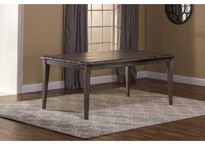 Image for Lorient Gray/Charcoal Rectangle Dining Table