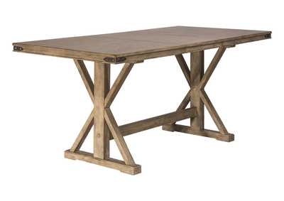 Image for Leclair Vintage Gray Counter Height Dining Table