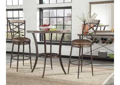 Image for Emmons Gray 3-Piece Bar Height Bistro Dining Set