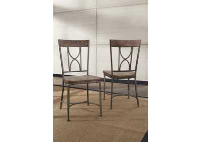 Image for Paddock Brown/Gray Dining Chair (Set of 2)
