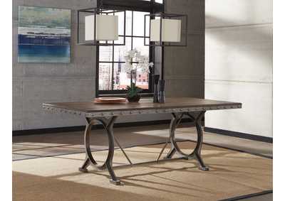 Image for Paddock Brown/Gray Rectangle Dining Table