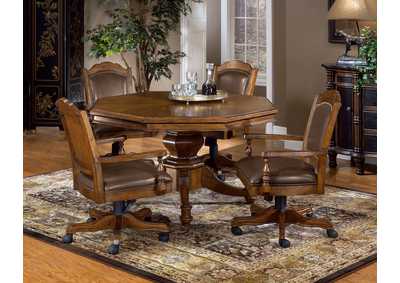 Image for Nassau Brown Oak 5-Piece Game Set
