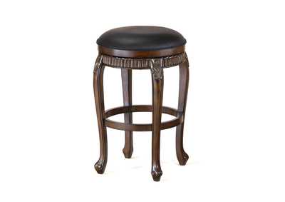 Image for Fleur de Lis Backless Swivel Bar Stool