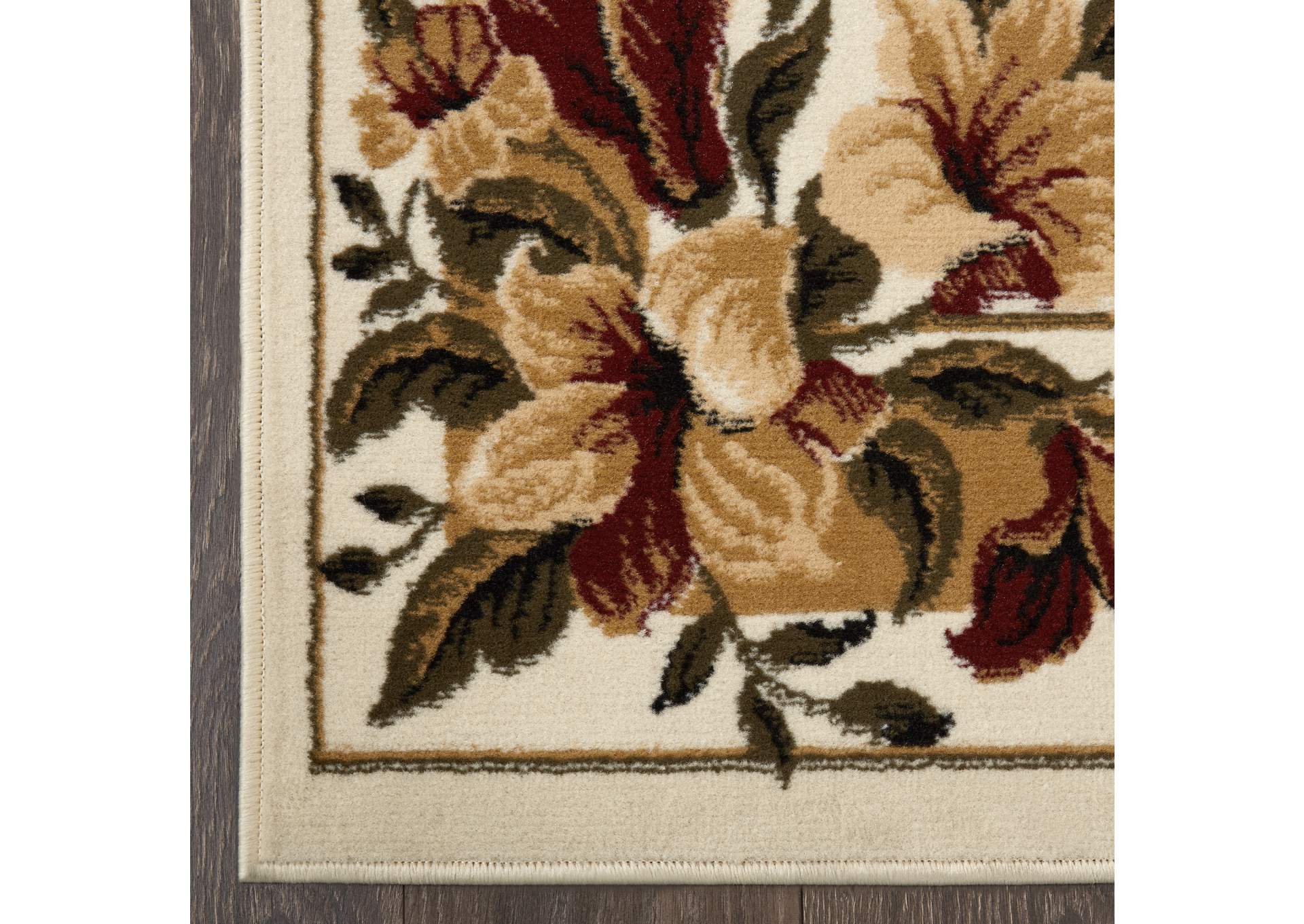 Optimum Caspian  Ivory Area Rug,Home Dynamix