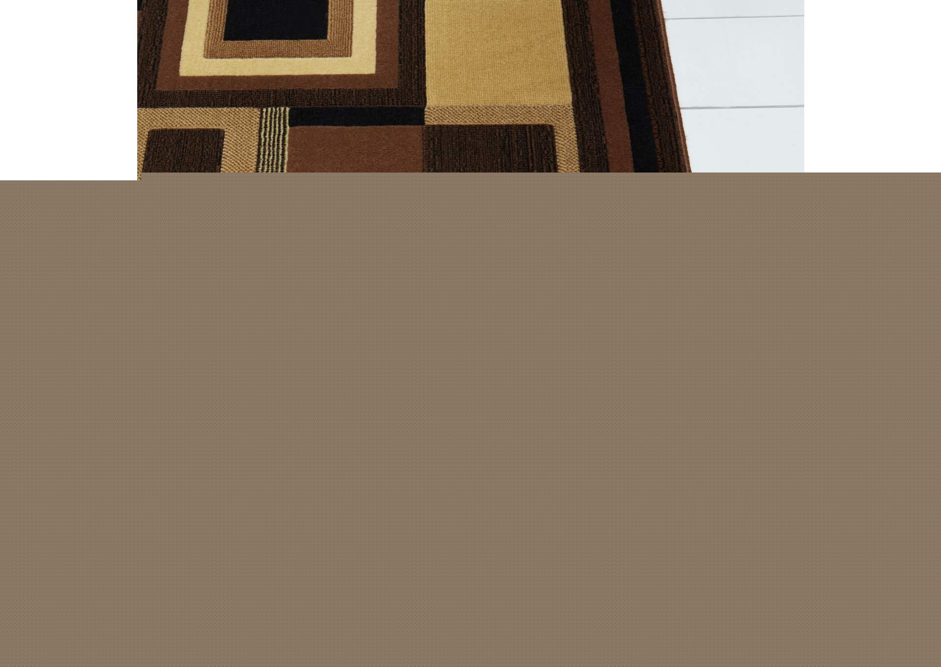 Catalina Virginia Black-Brown Area Rug,Home Dynamix