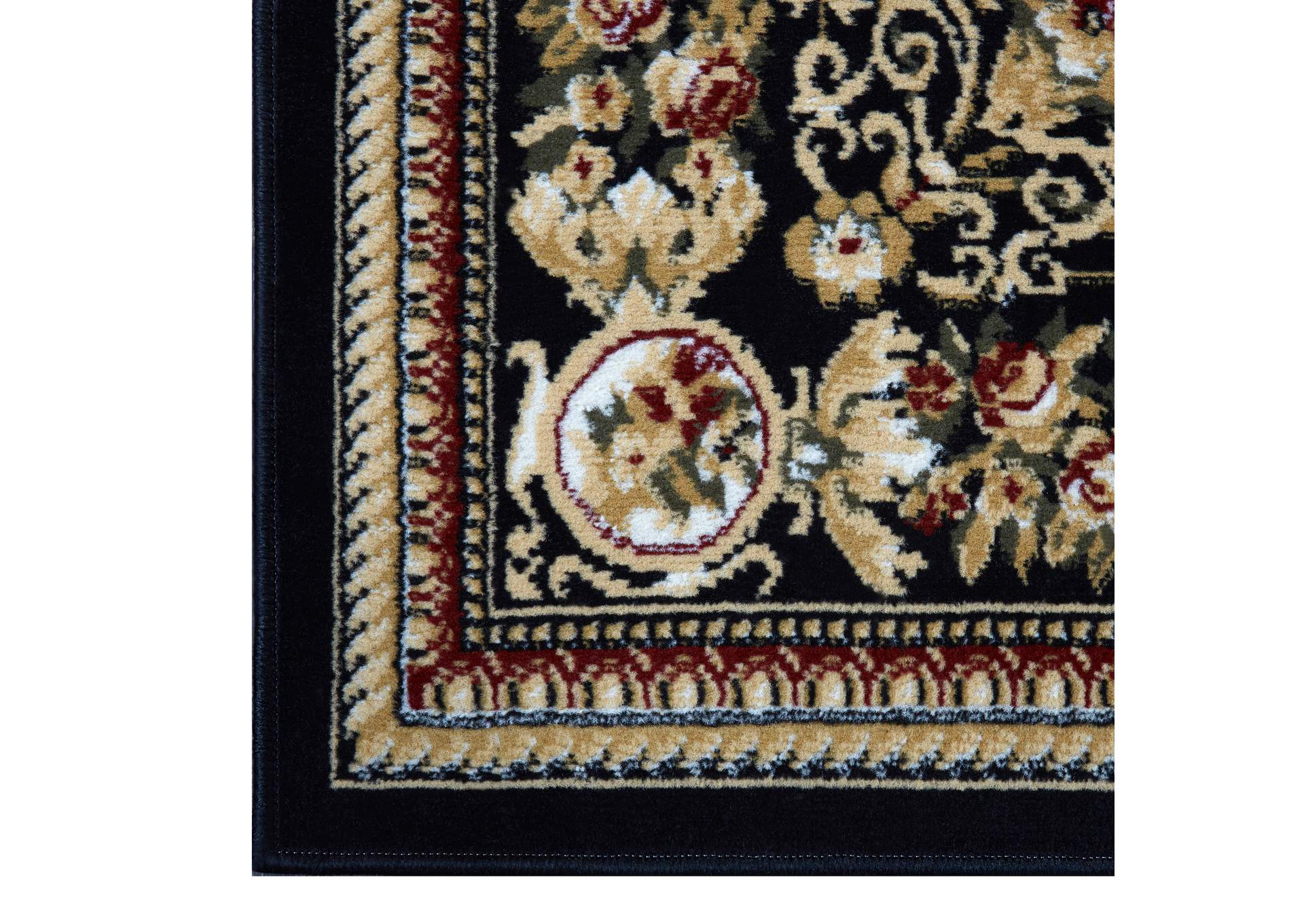 Optimum Athens  Black Area Rug,Home Dynamix