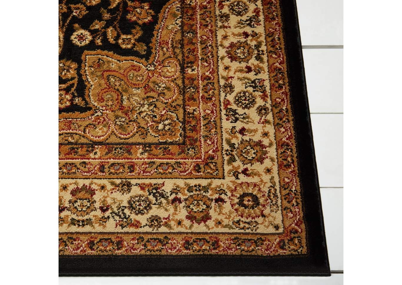 Royalty Ursa Black Area Rug,Home Dynamix