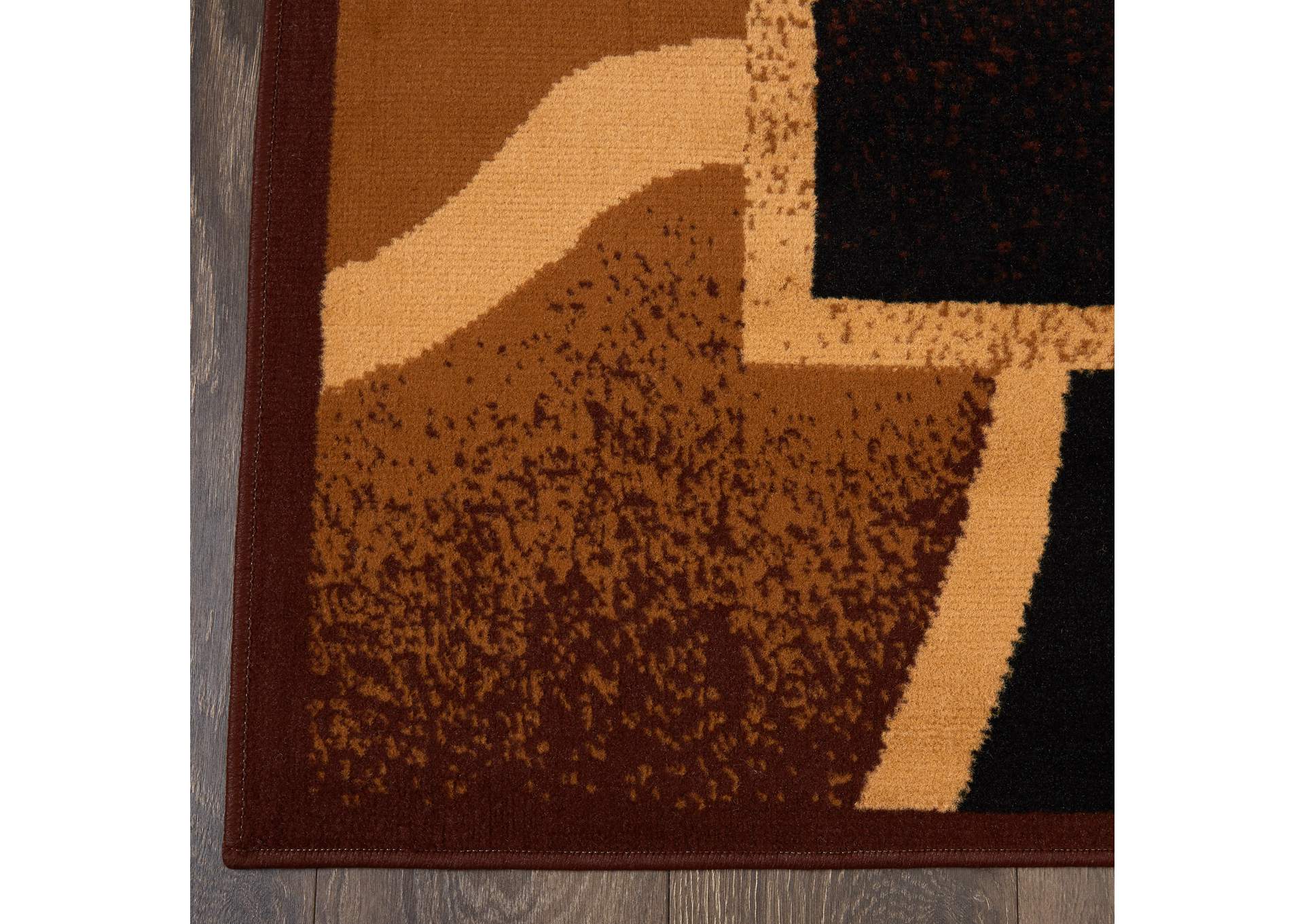 Premium Rizzy Brown Area Rug,Home Dynamix