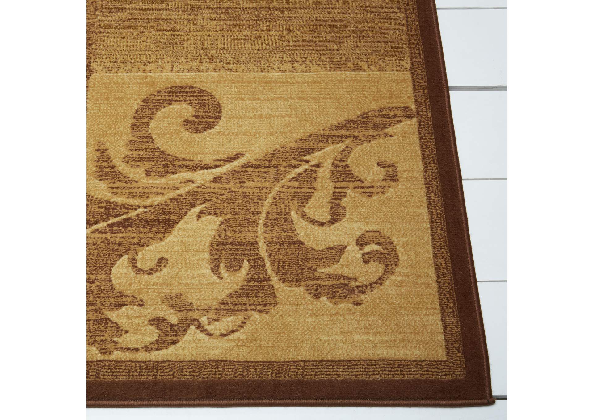 Catalina Pierre Brown-Red Area Rug,Home Dynamix