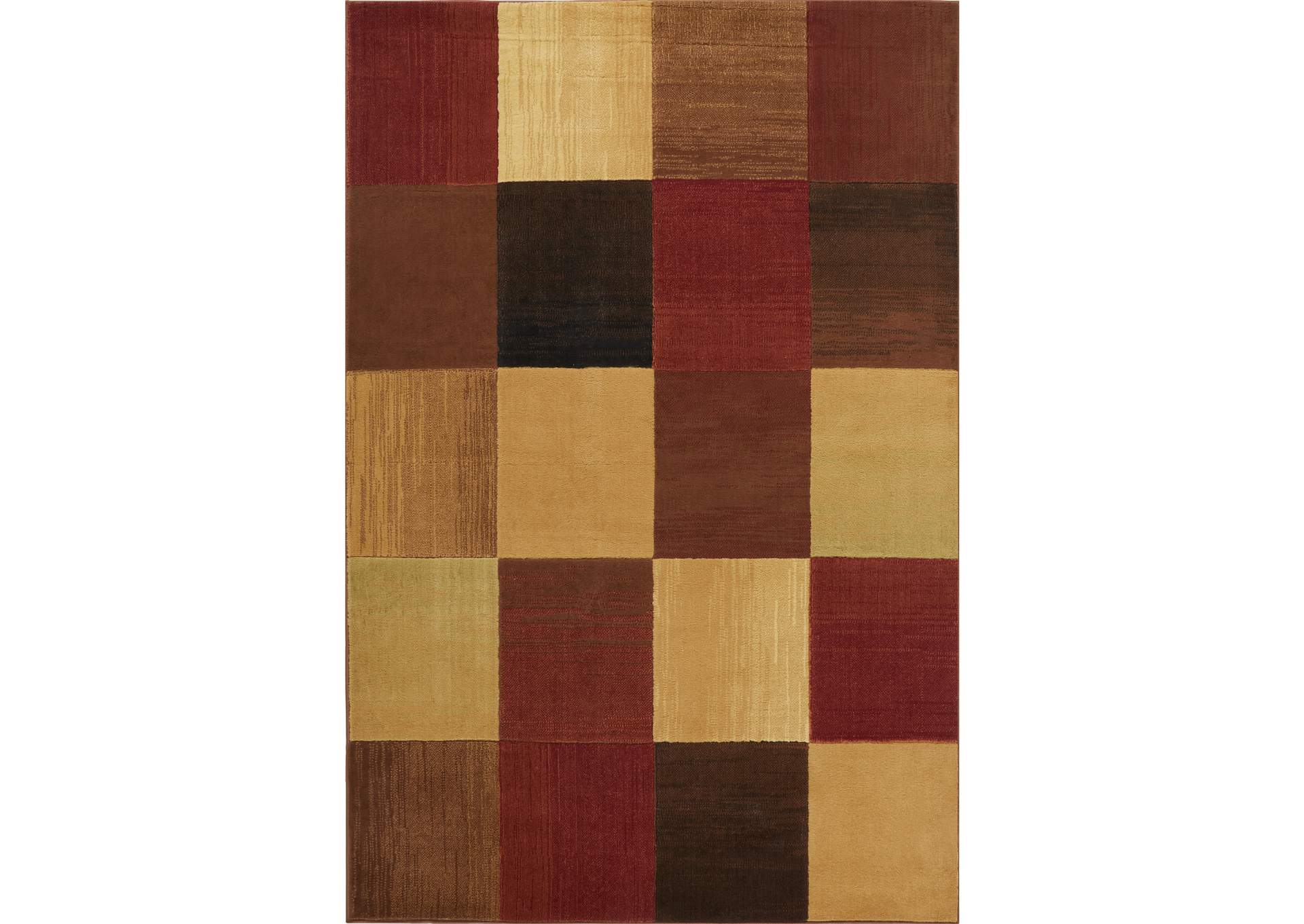 Catalina Brookings Area Rug Brown/Beige, 3'3"x5'2",Home Dynamix