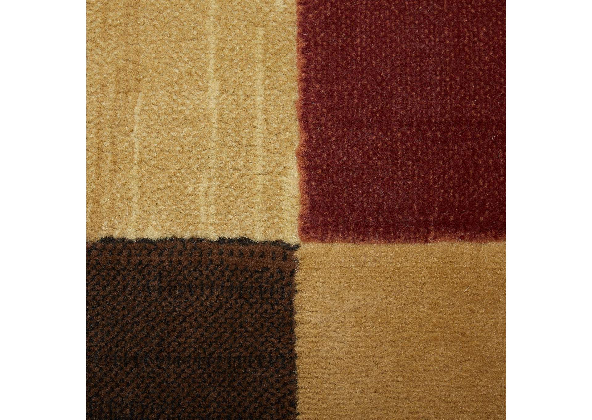 Catalina Brookings Area Rug Brown/Beige, 3'3"x5'2",Home Dynamix