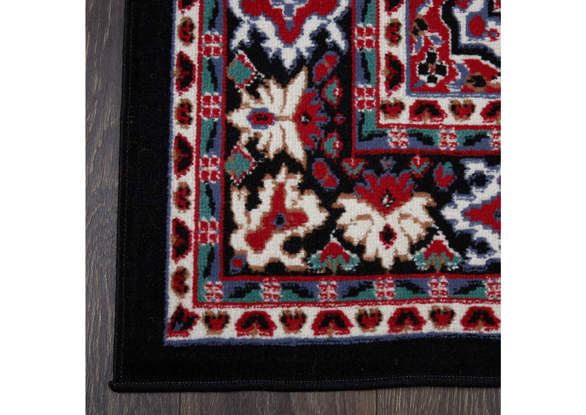 Ariana Ksara Black Area Rug,Home Dynamix